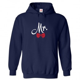 Mr With Bow Tie Classic Mens Kids and Adults Pullover Hoodie